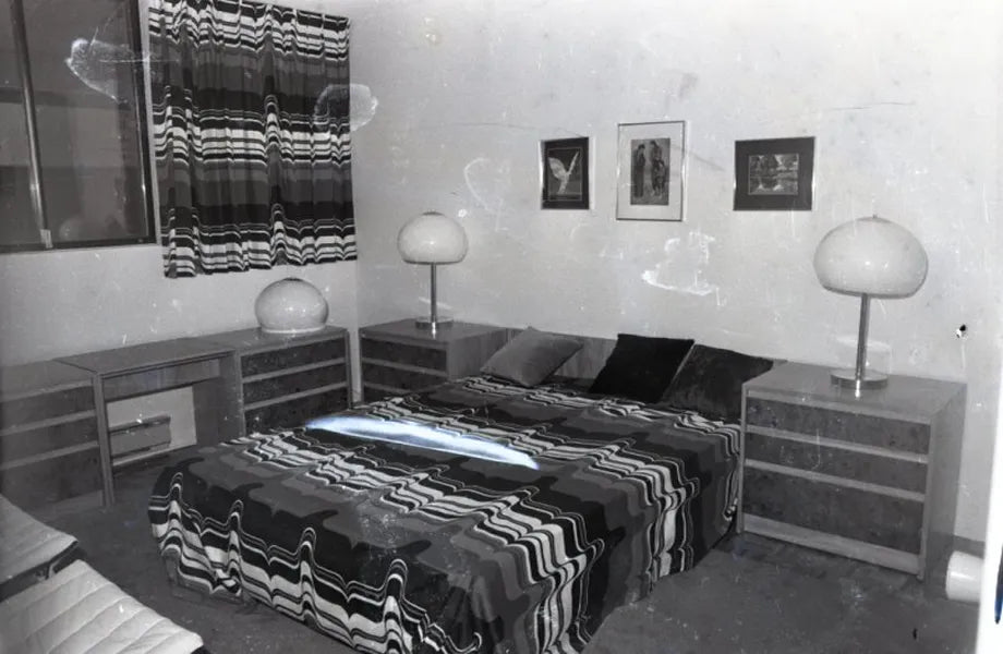 Chambre d'un logement de la Pyramides Olympiques