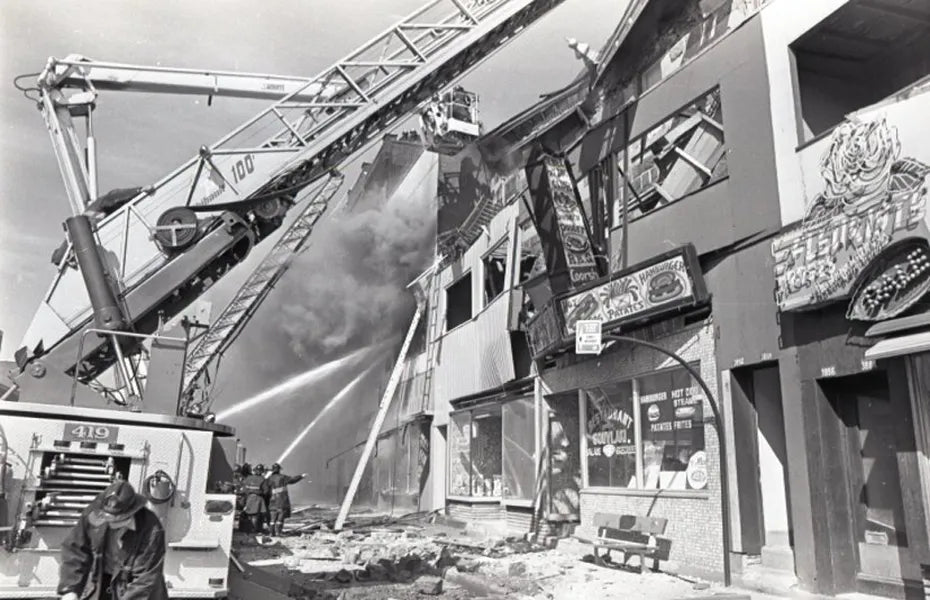 Incendie majeur rue Ontario