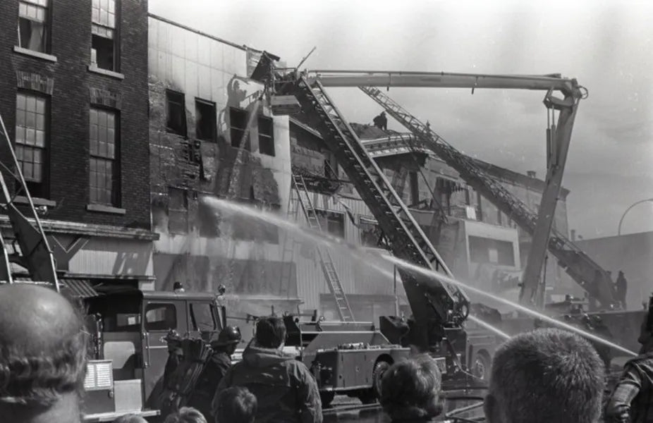 Incendie majeur rue Ontario