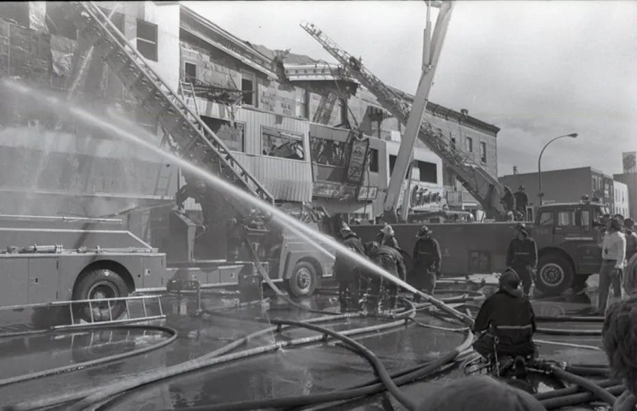 Incendie majeur rue Ontario