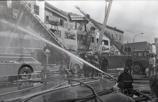 Incendie majeur rue Ontario