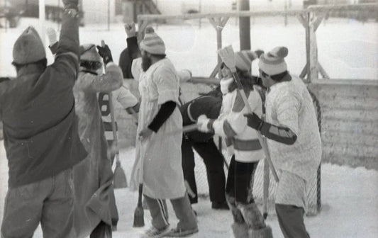 Partie de ballon-balai