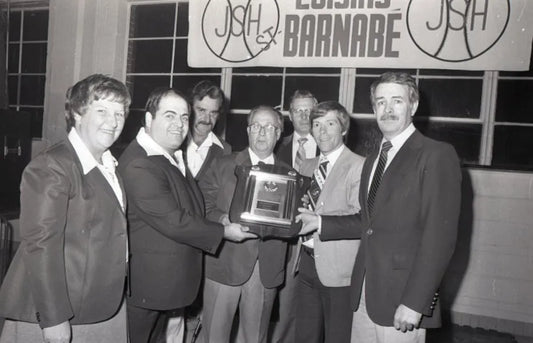 Remise d'une plaque des Loisirs St-Barnabé