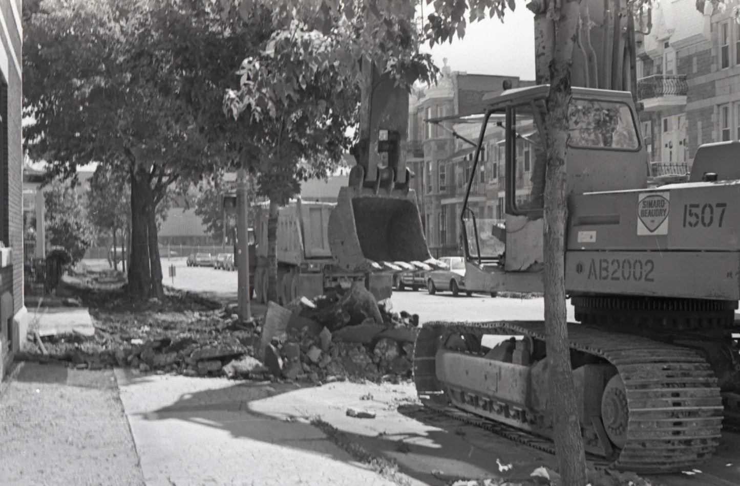 Travaux de la voirie rue Théodore