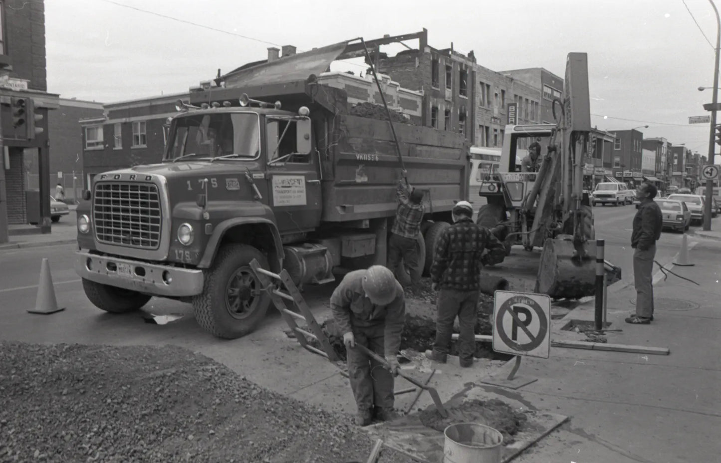 Travaux de voirie rue Ontario