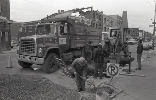 Travaux de voirie rue Ontario