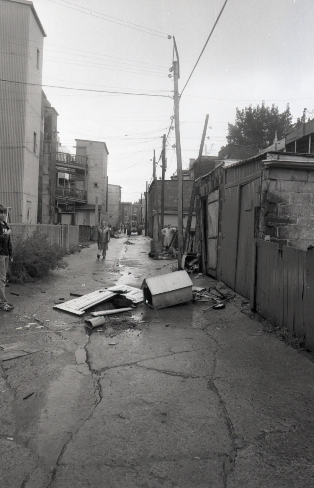 Nettoyage de ruelle