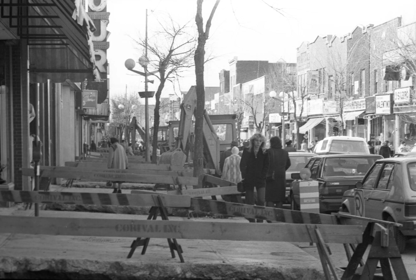 Construction rue Ontario