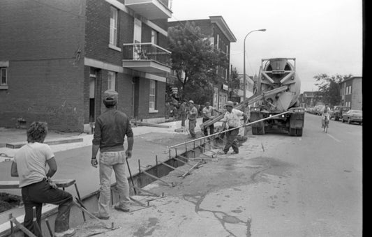 Construction rue Saint-Zotique Est