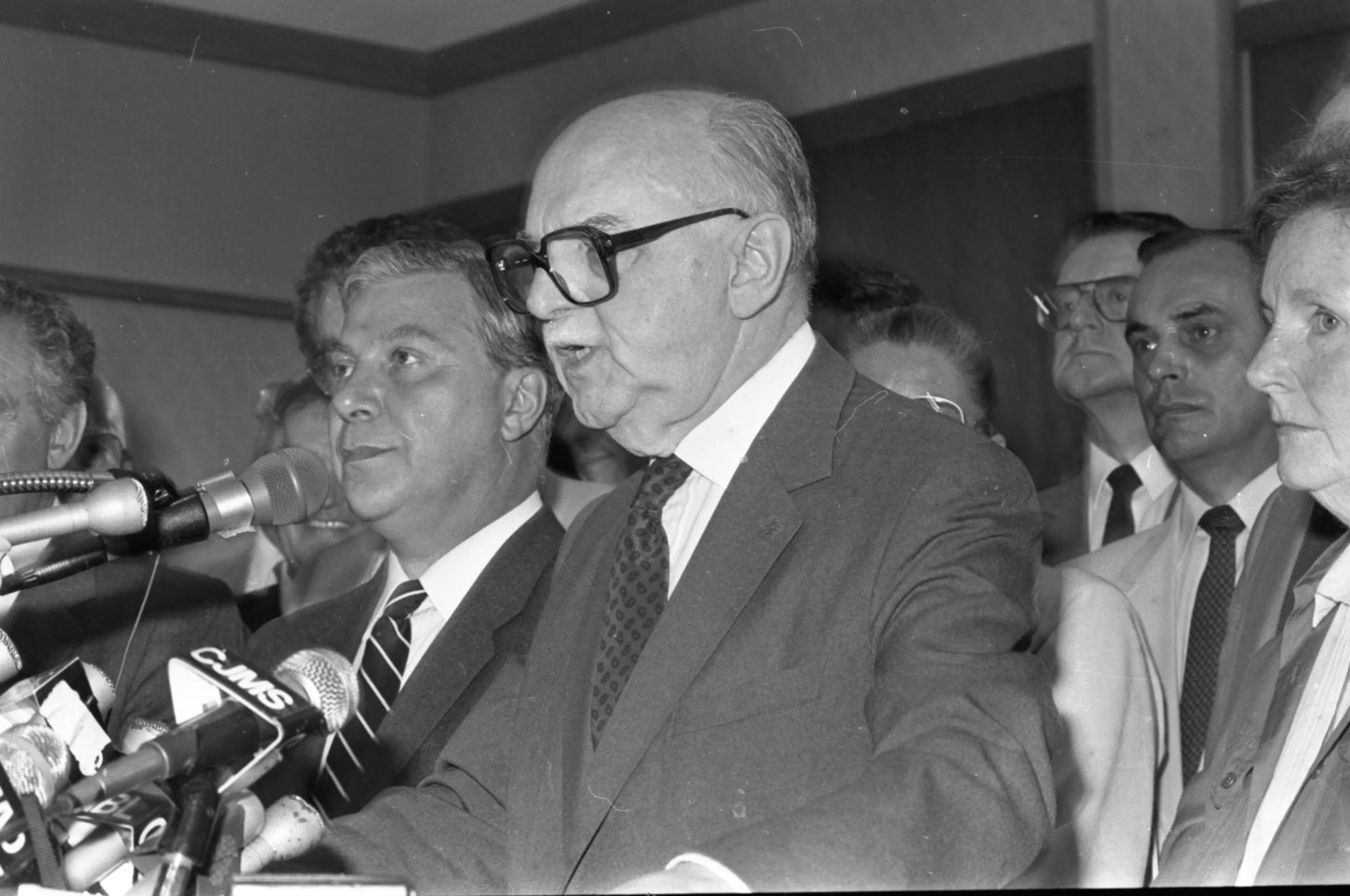 Conférence de presse Jean Drapeau