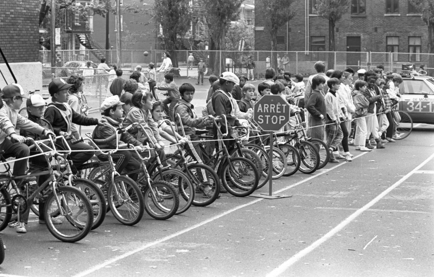 Cours de sécurité à vélo
