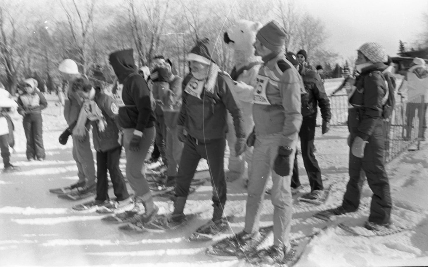 Compétition de raquettes au parc Maisonneuve