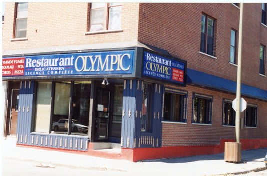 Façade du restaurant Olympic