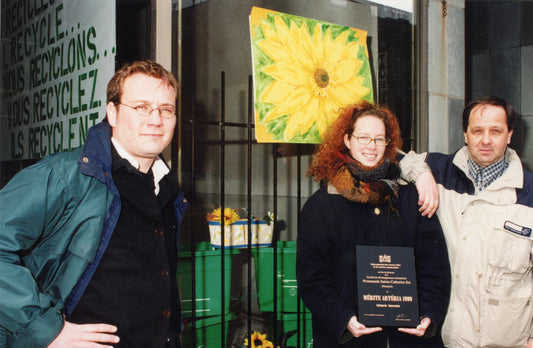 Prix est remis à Laflèche Dompierre, Karine Ouimet et Michel Maher par la Promenade Ste-Catherine