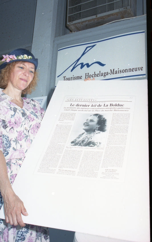 L'histoire de la Bolduc (Mary Travers) est au coeur du quartier Hochelaga