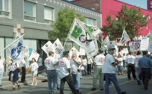 Manifestation du Syndicat des fonctionnaires municipaux de Montréal