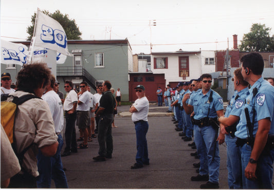 Manifestation du Syndicat des fonctionnaires municipaux de Montréal