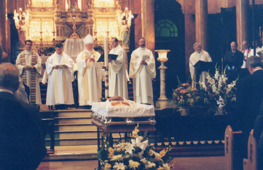 Funérailles du curé Yves Poulin