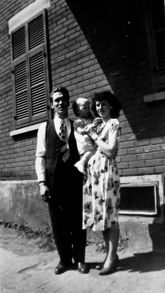 René Soucy, Rose Bergeron et leur fille Carmen