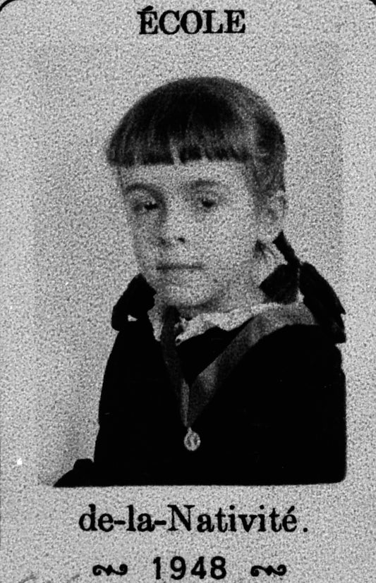 Portrait de la jeune Micheline Morrissette