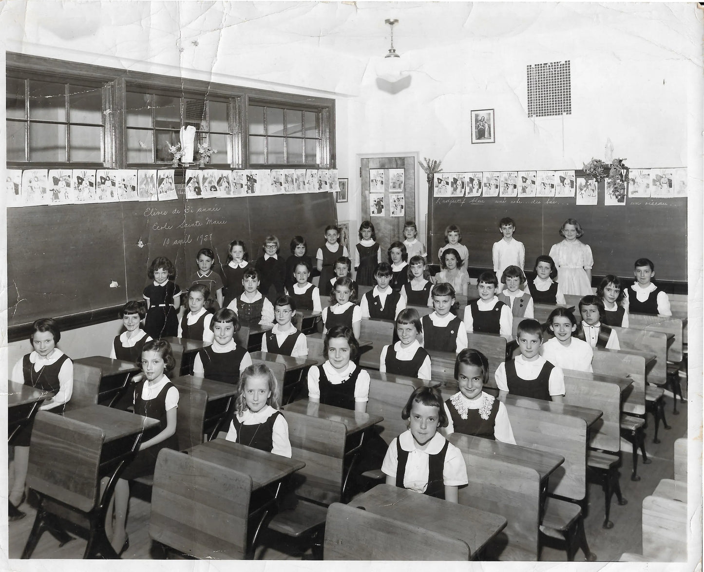 Élèves de 3e année, ancienne école Ste-Marie
