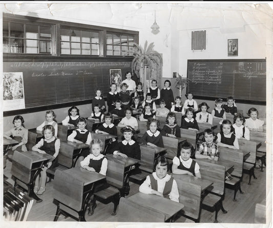 Élèves de 2e année, ancienne école Ste-Marie