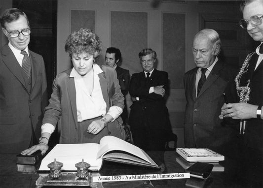 Assermentation de Louise Harel au Ministère de l'Immigration