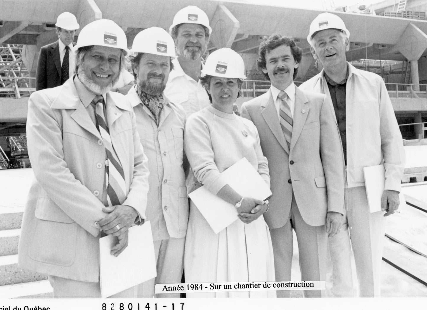 Visite sur un chantier de construction