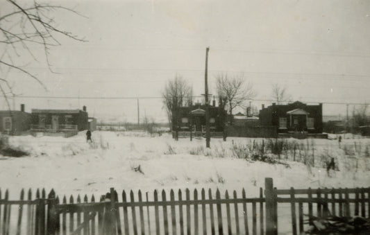Vue de la rue Bossuet avant la construction du Sanctuaire Marie-Reine-des-Coeurs