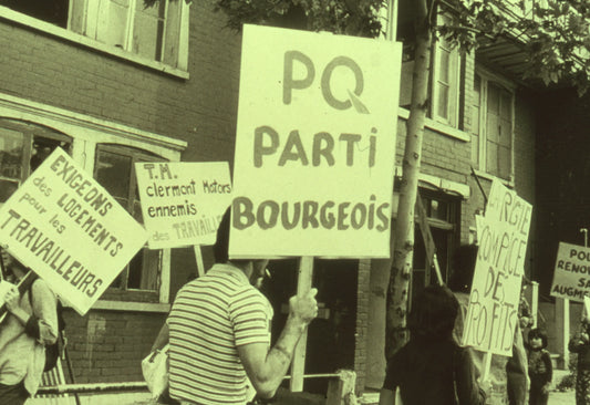Manifestation contre le PQ