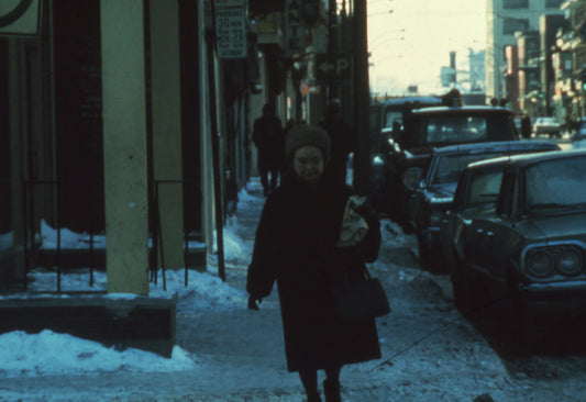 Rue Ontario en hiver