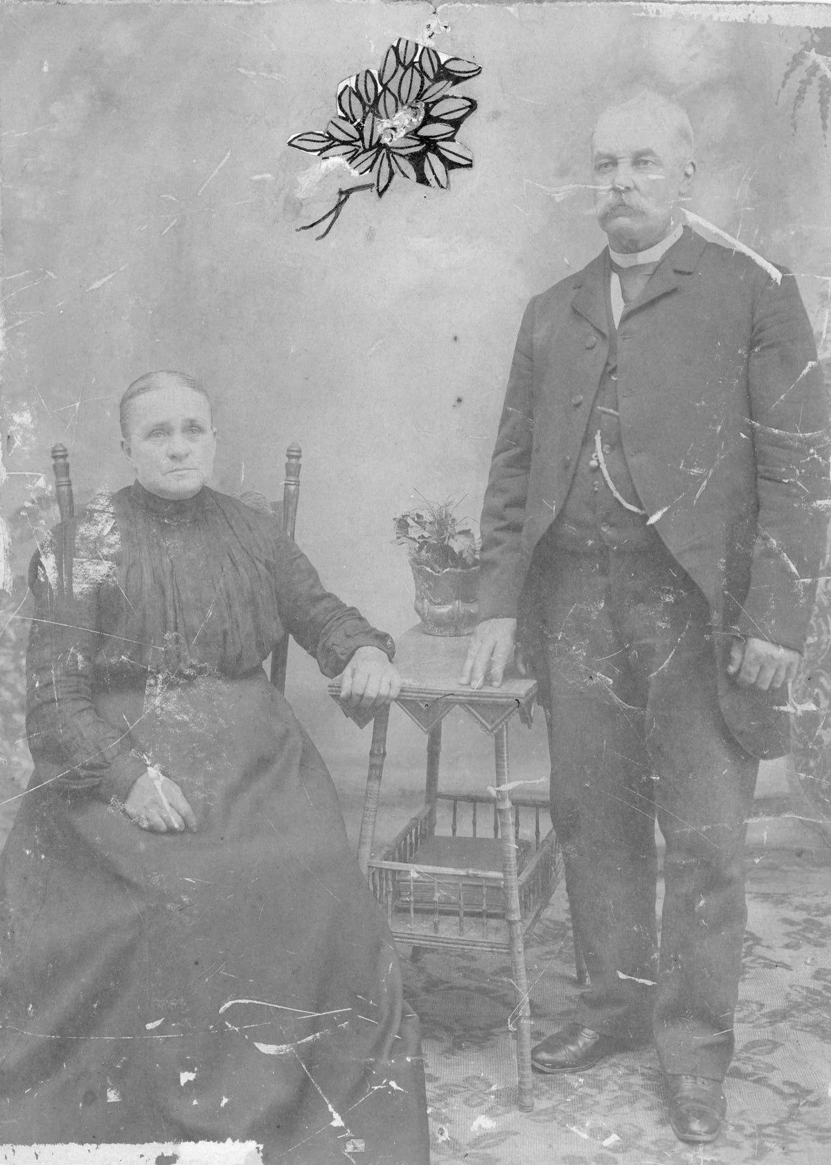 Vilmer Delorme et son épouse