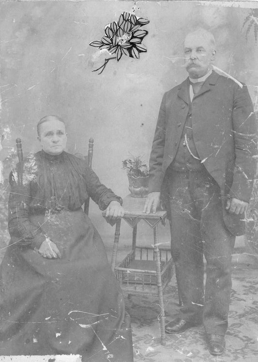 Vilmer Delorme et son épouse