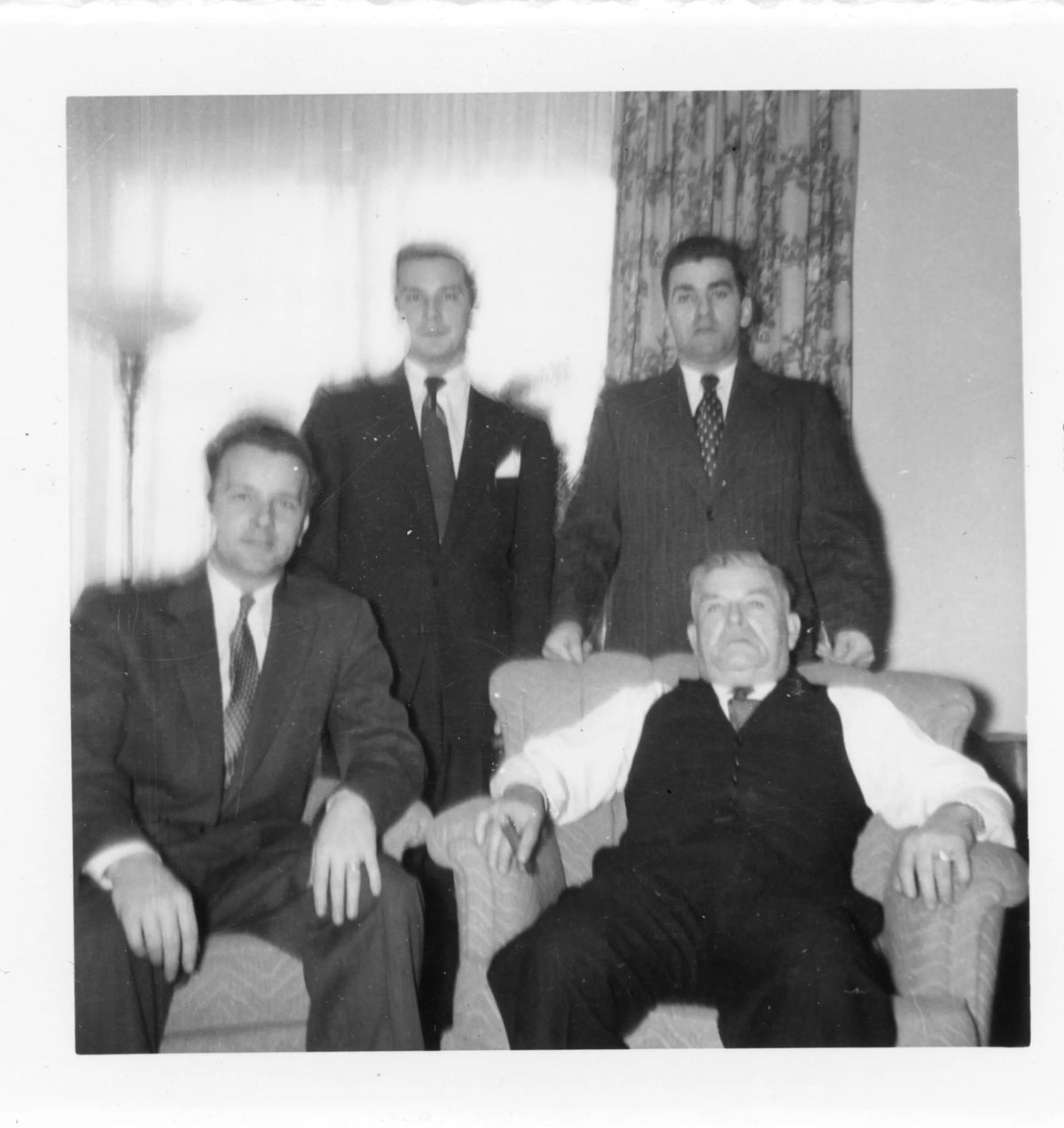 Georges Chassé et ses 3 fils