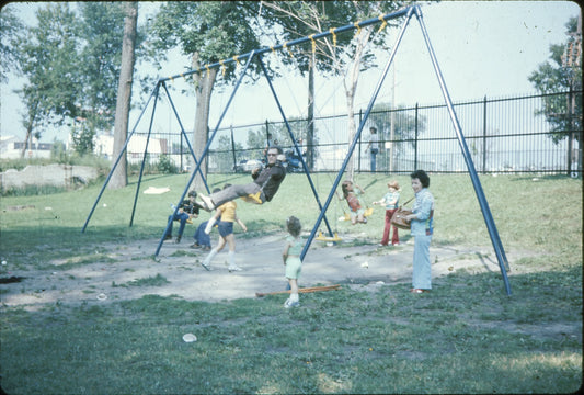 Balançoires, parc Morgan