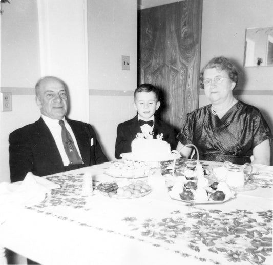Arthur Day Sr., Normand Day et Hélène Larocque