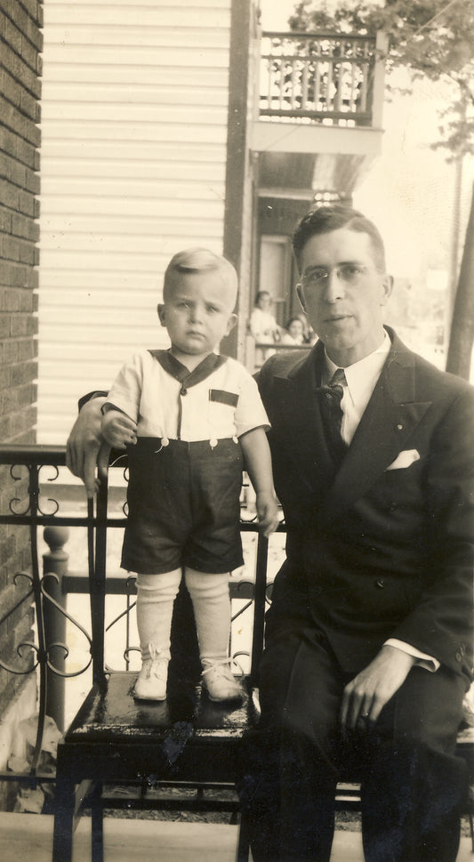 Maurice Day et son père Arthur Day Jr.