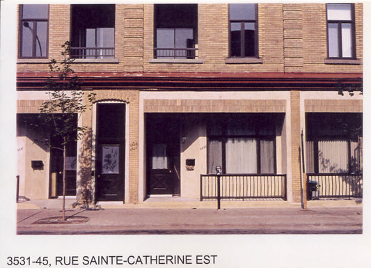 3531-3545 Ste-Catherine est, rénové